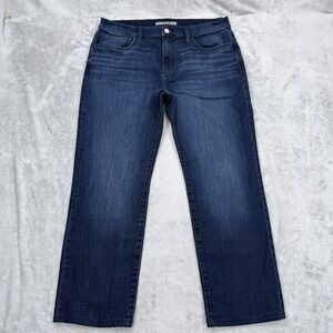 Joes Jeans The Classic Fit Mens 34x27 Dark Wash Straight Leg Stretch Blue Denim